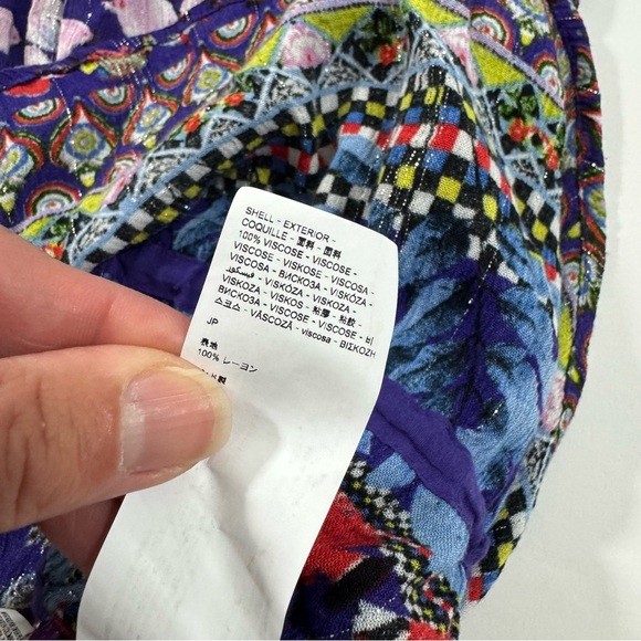 Desigual Andrea Gypsy Off Shoulder Blouse Tunic - Picture 5 of 10